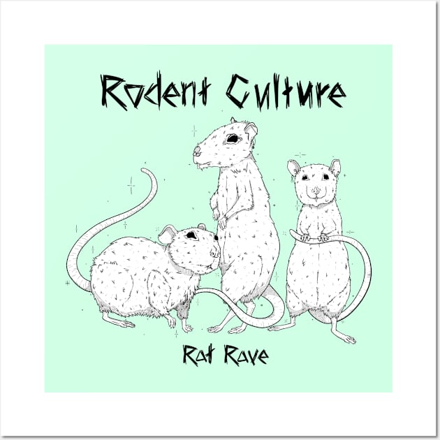 RODENT CULTURE MERCH Wall Art by izakoges